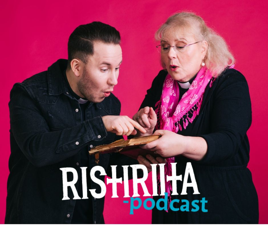 RistiRiita-podcastissa ajankohtaisista aiheista väittelevät pastorit Mirja Lassila ja Elias Riikonen.