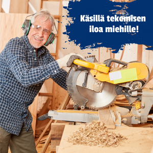 Puutöitä tekevä mies