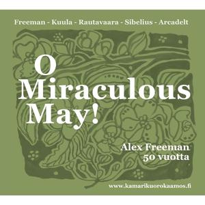 O Miraculous May! Vihreä kukkakuva taustalla.