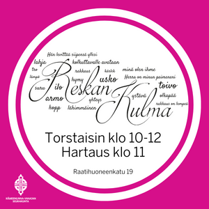 Reskan Kulman logo ympyrän keskellä