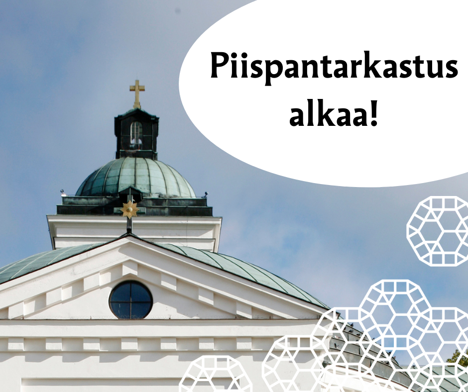 Hämeenlinnan kirkko ja teksti 